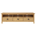 Mobile Porta TV Hill Marrone ambra 158x40x47cm Legno Pino