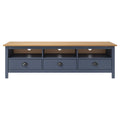 Mobile Porta TV Hill Grigio 158x40x47 cm in Legno di Pino