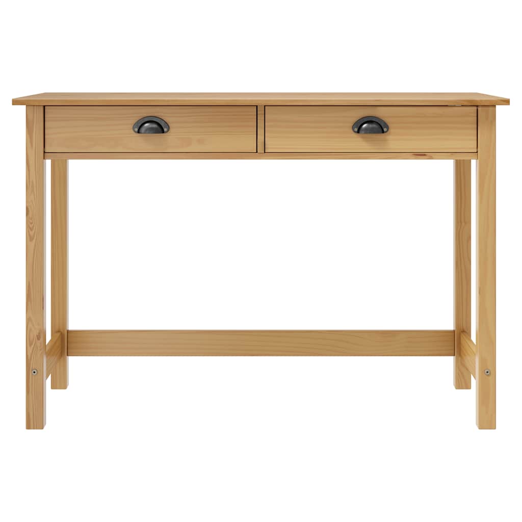 Consolle Hill con 2 Cassetti 110x45x74 cm in Massello di Pino