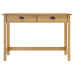 Consolle Hill con 2 Cassetti 110x45x74 cm in Massello di Pino
