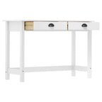 Consolle Hill con 2 Cassetti 110x45x74 cm in Massello di Pino