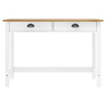 Consolle Hill con 2 Cassetti 110x45x74 cm in Massello di Pino