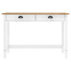 Consolle Hill con 2 Cassetti 110x45x74 cm in Massello di Pino