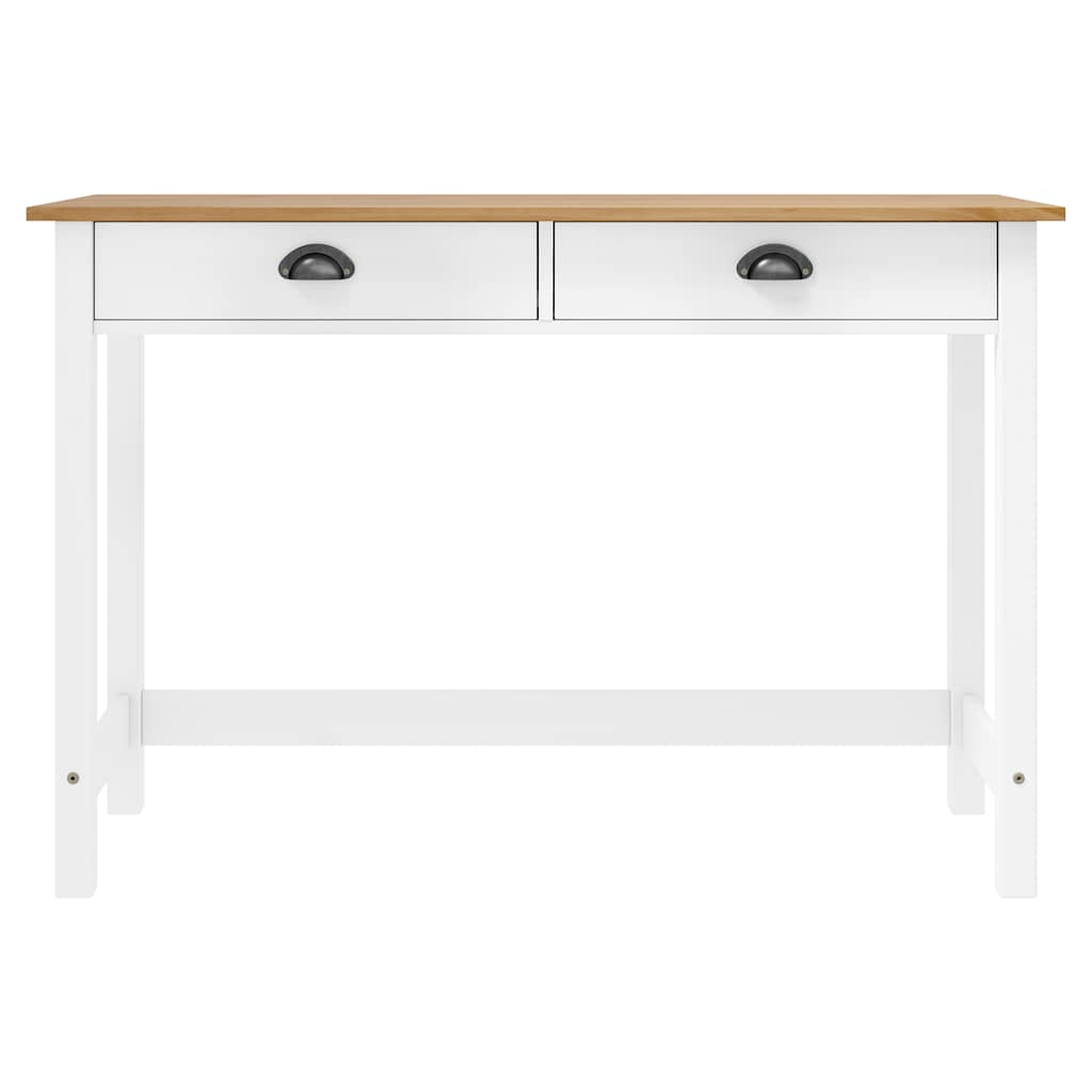 Consolle Hill con 2 Cassetti 110x45x74 cm in Massello di Pino