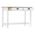 Consolle Hill con 2 Cassetti 110x45x74 cm in Massello di Pino
