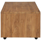 Tavolino da Salotto 110x60x40 cm in Legno Massello di Teak
