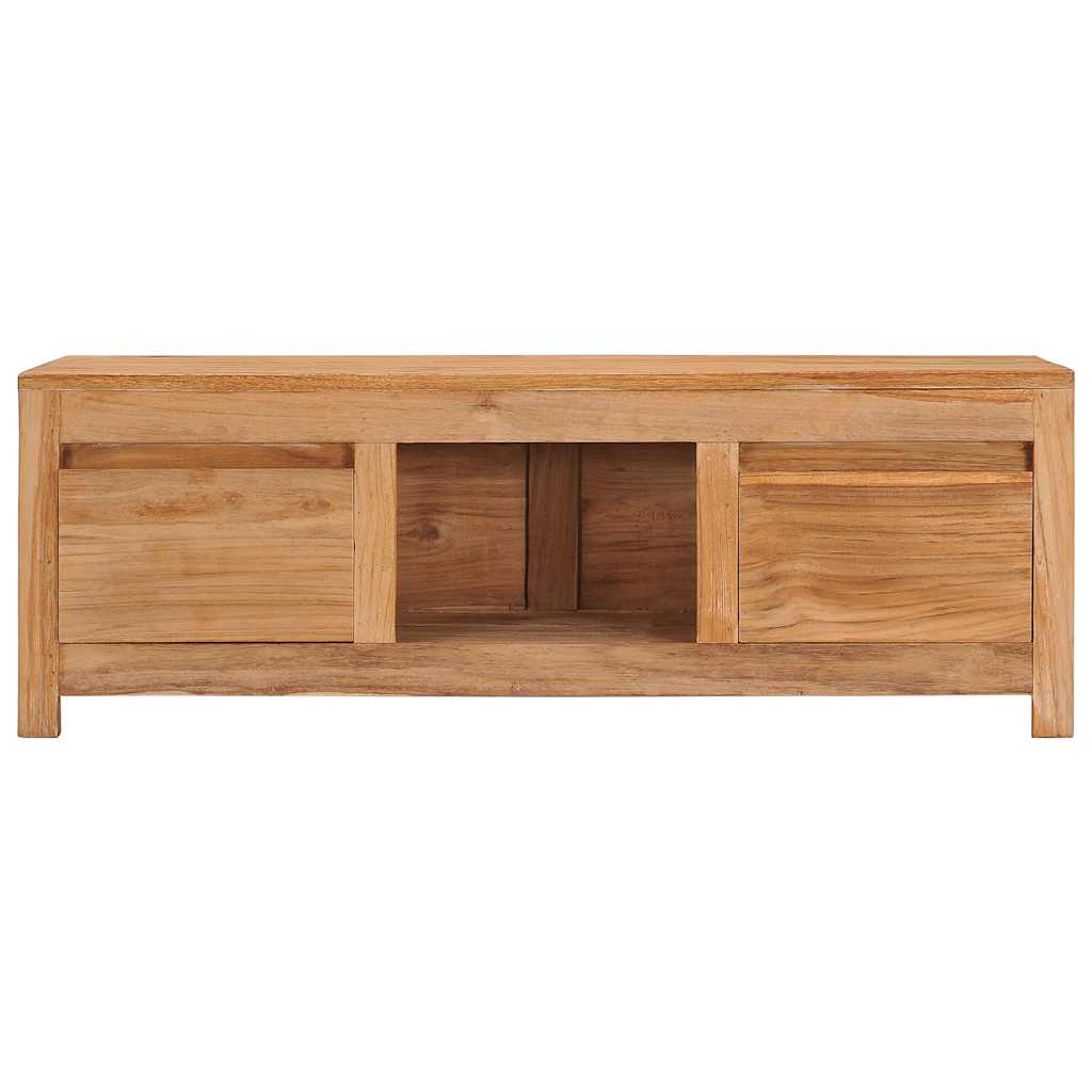 Mobile Porta TV 100x30x35 cm in Legno Massello di Teak