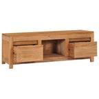 Mobile Porta TV 100x30x35 cm in Legno Massello di Teak