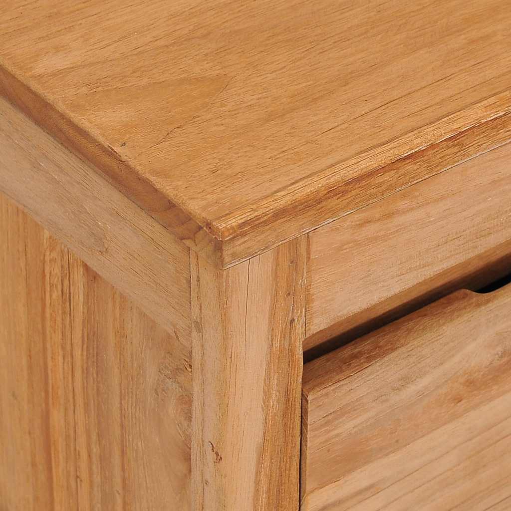 Mobile Porta TV 100x30x35 cm in Legno Massello di Teak