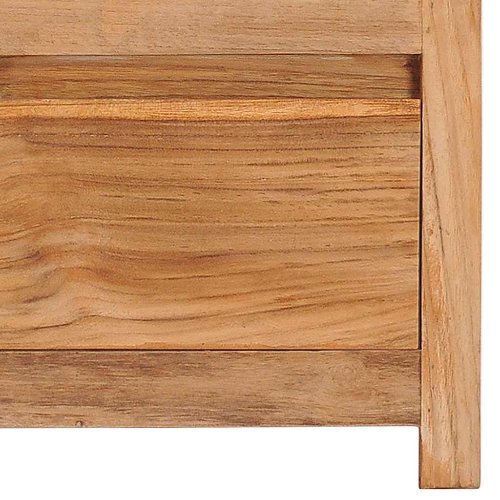 Mobile Porta TV 100x30x35 cm in Legno Massello di Teak