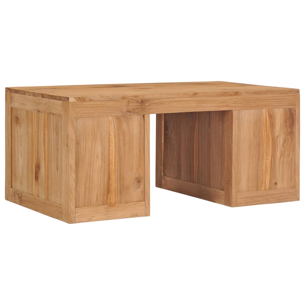 Tavolino da Salotto 90x50x40 cm in Legno Massello di Teak