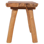 Panchina da Giardino 80 cm in Legno Massello di Teak
