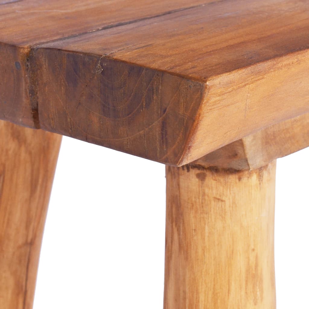 Panchina da Giardino 80 cm in Legno Massello di Teak