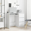 Scrivania Bianca 90x45x76 cm in Legno Multistrato