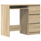 Scrivania Rovere Sonoma 90x45x76 cm in Legno Multistrato