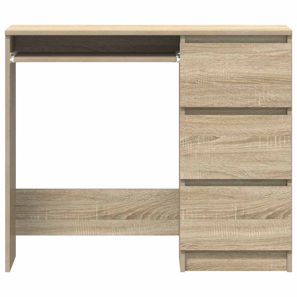 Scrivania Rovere Sonoma 90x45x76 cm in Legno Multistrato