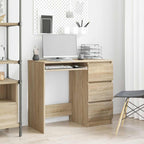 Scrivania Rovere Sonoma 90x45x76 cm in Legno Multistrato