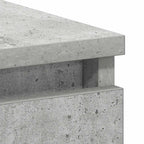 Scrivania Grigio Cemento 90x45x76 cm in Legno Multistrato