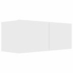 Mobile Porta TV Bianco 80x30x30 cm in Legno Multistrato