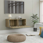 Mobile Porta TV Rovere Sonoma 80x30x30 cm in Legno Multistrato