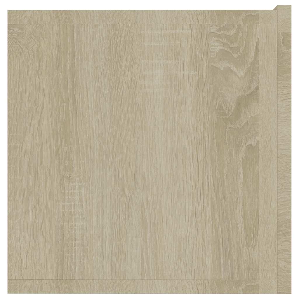 Mobile Porta TV Rovere Sonoma 80x30x30 cm in Legno Multistrato