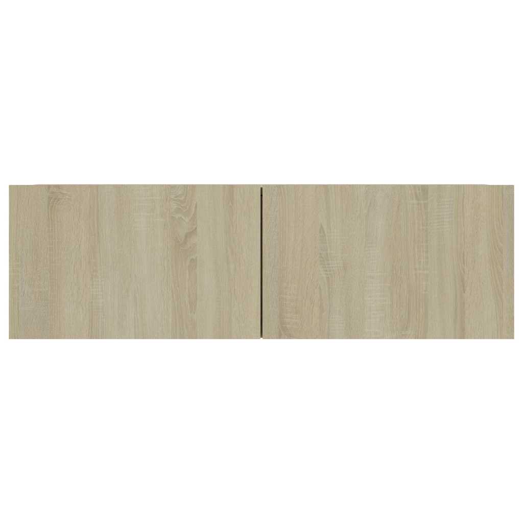 Mobile Porta TV Rovere Sonoma 100x30x30 cm in Legno Multistrato