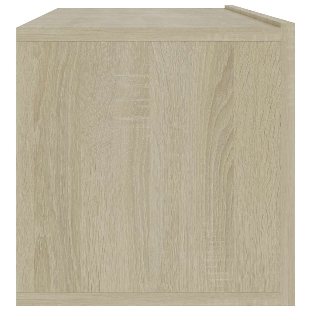 Mobile Porta TV Rovere Sonoma 100x30x30 cm in Legno Multistrato