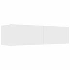 Mobile Porta TV Bianco 120x30x30 cm in Legno Multistrato