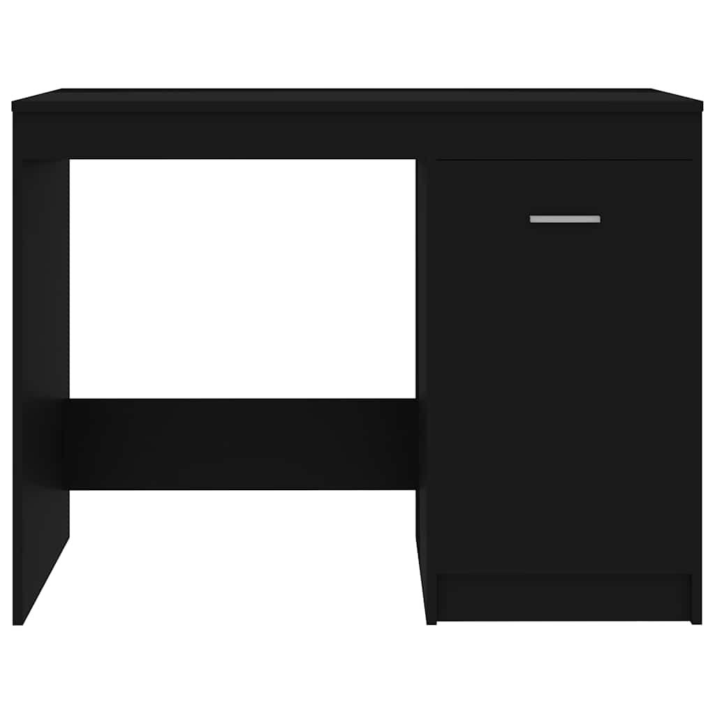 Scrivania Nera 100x50x76 cm in Legno Multistrato