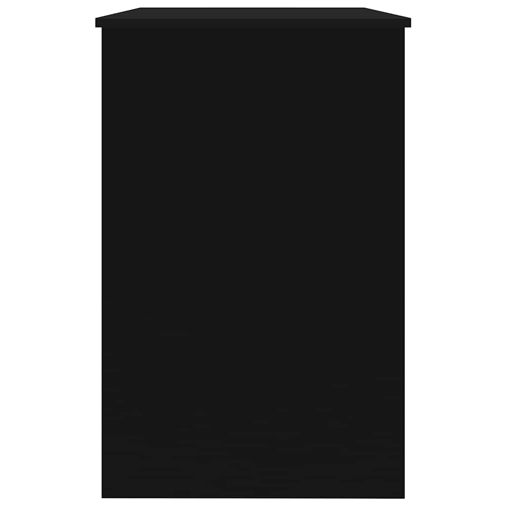 Scrivania Nera 100x50x76 cm in Legno Multistrato