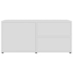 Mobile Porta TV Bianco 80x34x36 cm in Legno Multistrato