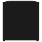 Mobile Porta TV Nero 80x34x36 cm in Legno Multistrato