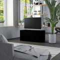 Mobile Porta TV Nero 80x34x36 cm in Legno Multistrato