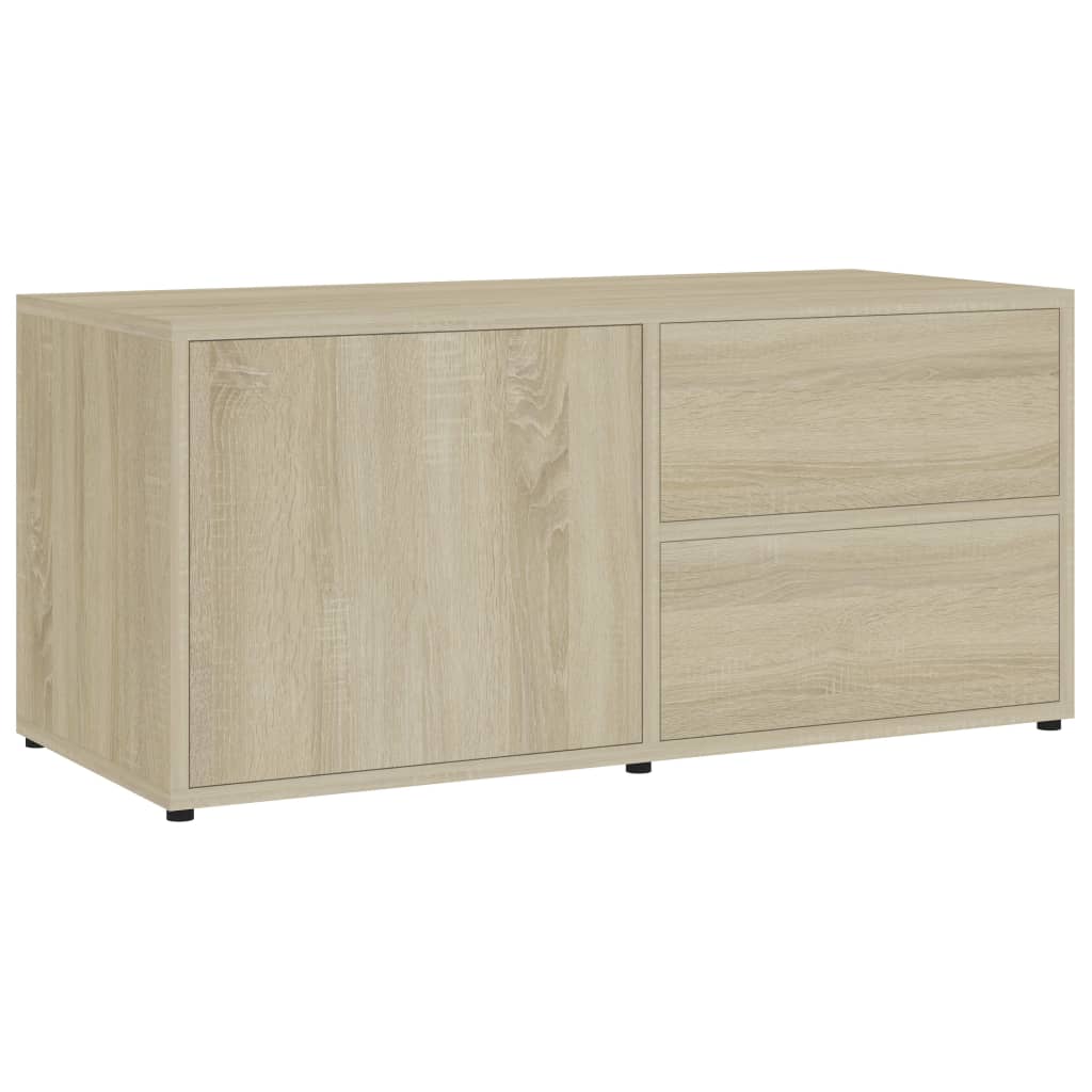 Mobile Porta TV Rovere Sonoma 80x34x36 cm Legno Multistrato