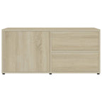 Mobile Porta TV Rovere Sonoma 80x34x36 cm Legno Multistrato