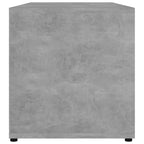 Mobile Porta TV Grigio Cemento 80x34x36 cm Legno Multistrato