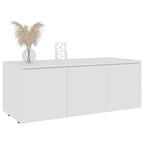 Mobile Porta TV Bianco 80x34x30 cm in Legno Multistrato