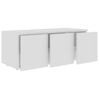 Mobile Porta TV Bianco 80x34x30 cm in Legno Multistrato