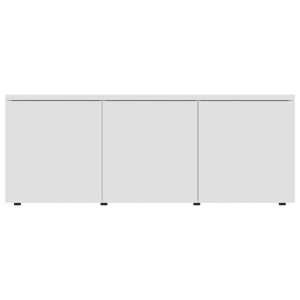 Mobile Porta TV Bianco 80x34x30 cm in Legno Multistrato