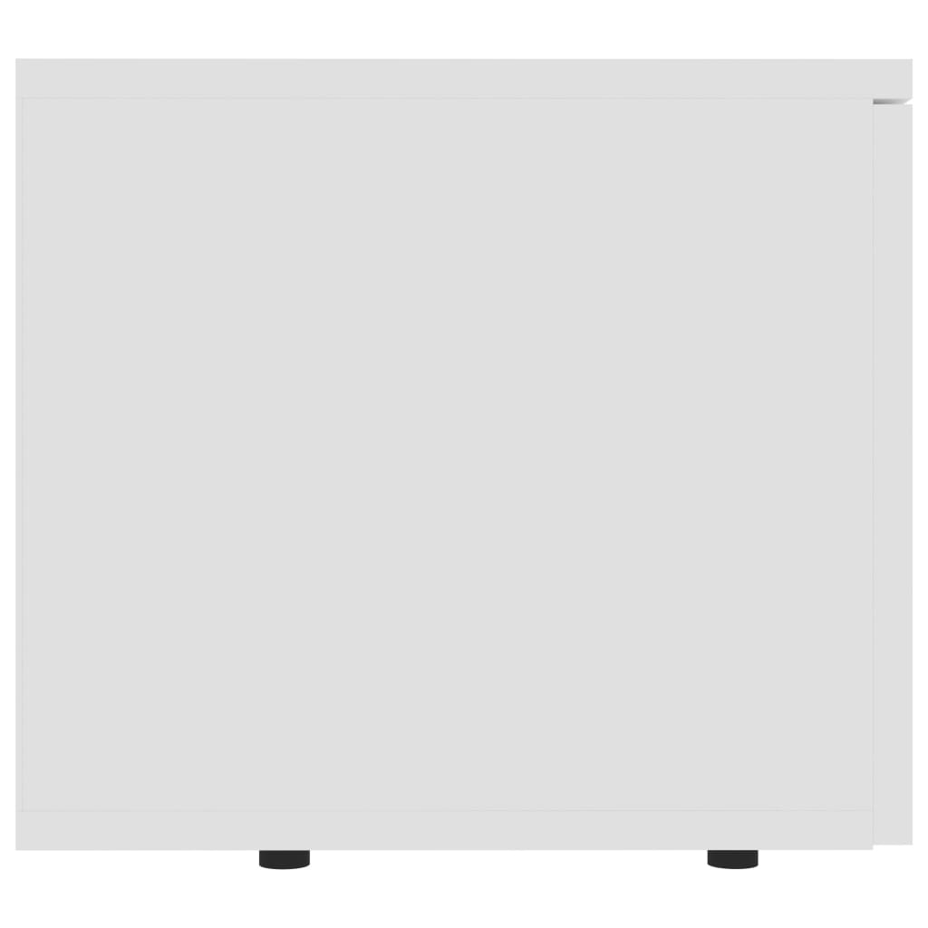 Mobile Porta TV Bianco 80x34x30 cm in Legno Multistrato