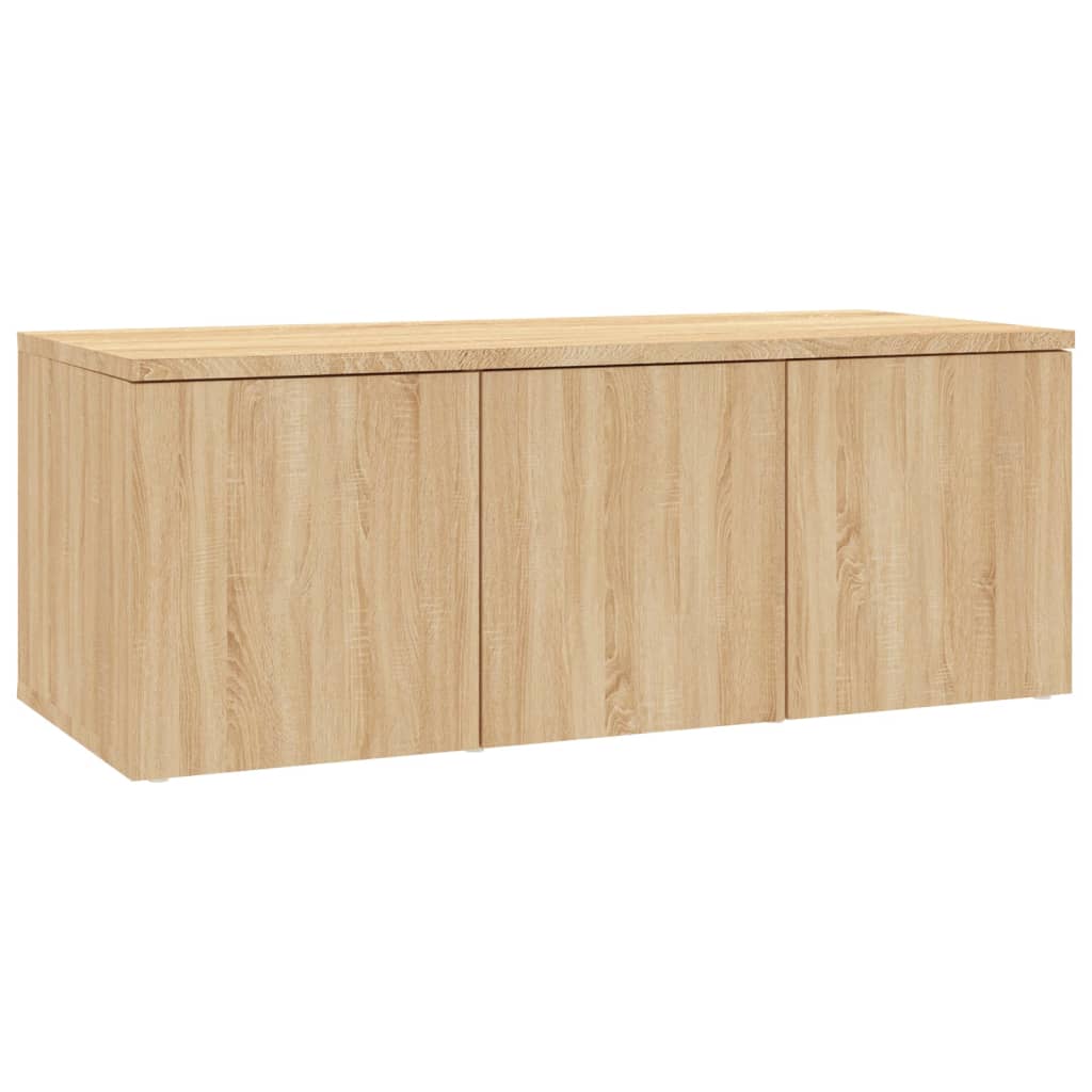 Mobile Porta TV Rovere Sonoma 80x34x30 cm Legno Multistrato