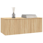 Mobile Porta TV Rovere Sonoma 80x34x30 cm Legno Multistrato