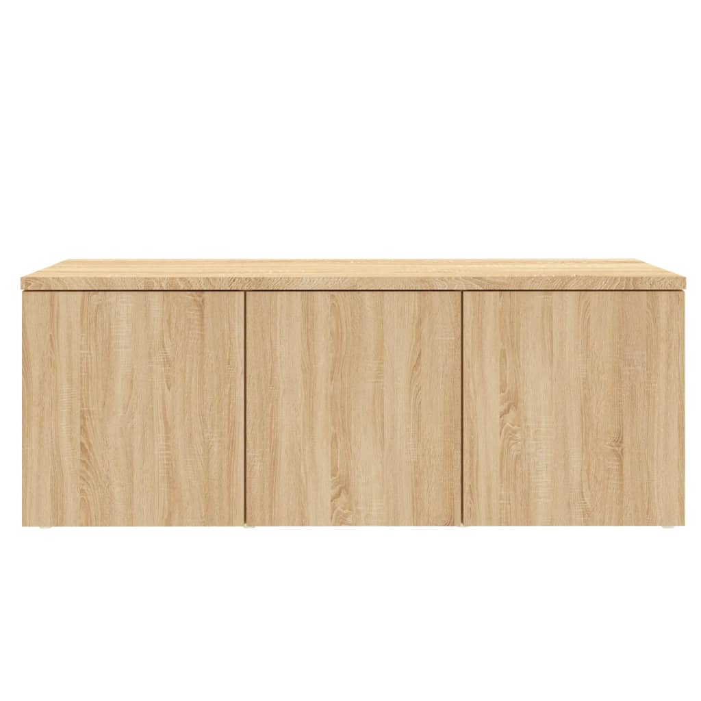 Mobile Porta TV Rovere Sonoma 80x34x30 cm Legno Multistrato