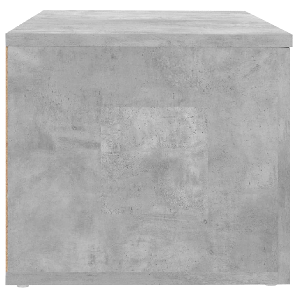 Mobile Porta TV Grigio Cemento 80x34x30 cm Legno Multistrato