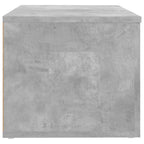 Mobile Porta TV Grigio Cemento 80x34x30 cm Legno Multistrato