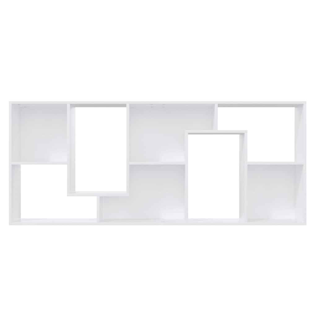 Libreria Bianca 67x24x161 cm in Legno Multistrato
