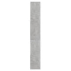 Libreria Grigio Cemento 67x24x161 cm in Legno Multistrato