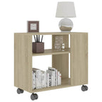 Tavolino da Salotto Rovere Sonoma 70x35x55 cm Legno Multistrato