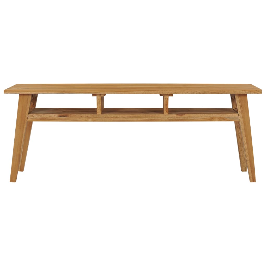 Mobile Porta TV 120x35x45 cm in Legno Massello di Teak