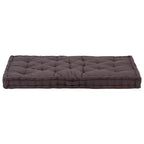 Cuscini per Pallet e Pavimento 2 pz in Cotone Antracite